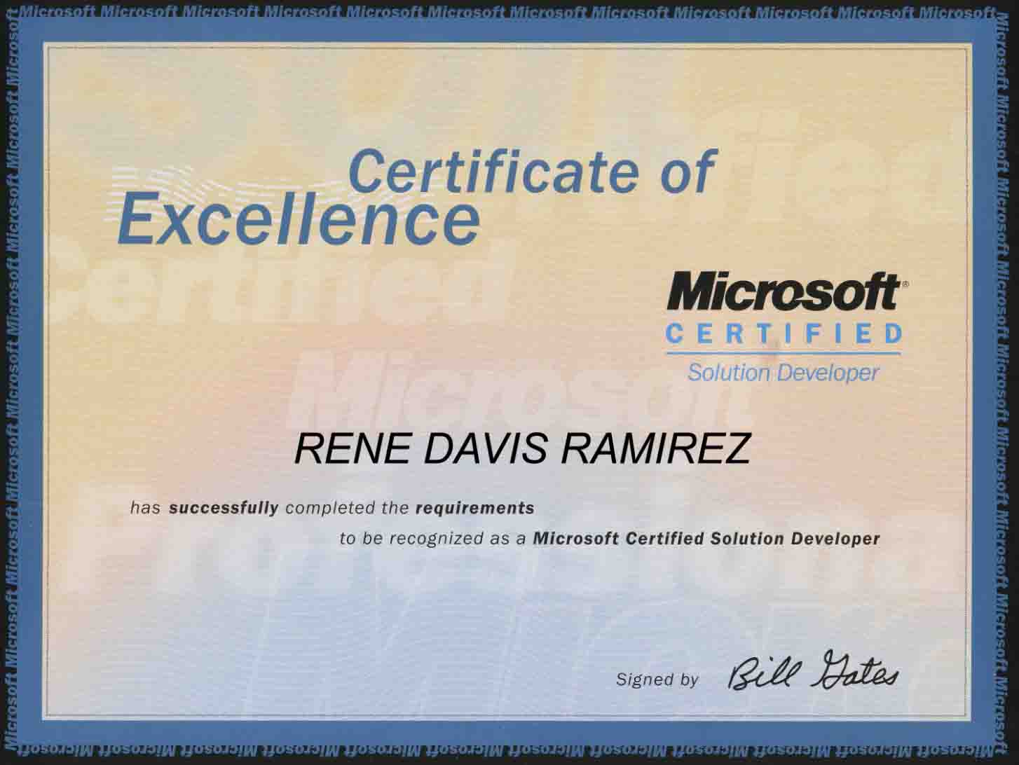 Microsoft Certified Solution Developer